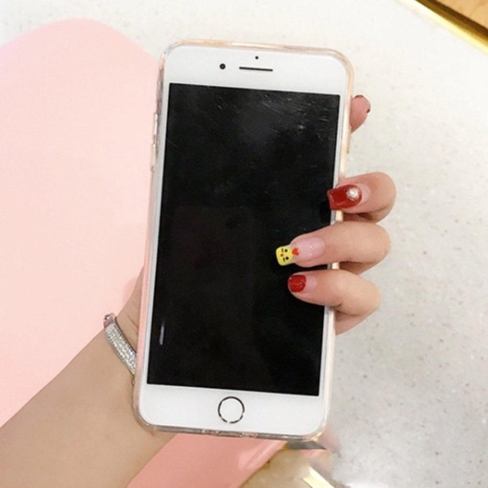 LAST ONE iPhone 7+/8+ Case Pink Flamingo Leaves - Picture 3 of 3